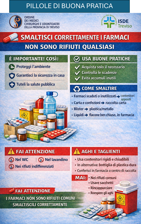 Poster smaltimento rifiuti